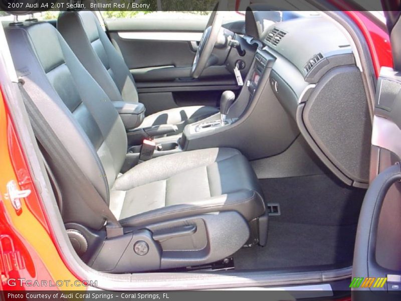 Brilliant Red / Ebony 2007 Audi A4 2.0T Sedan