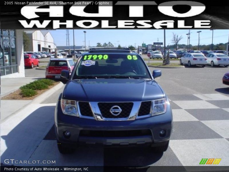 Silverton Blue Pearl / Graphite 2005 Nissan Pathfinder SE 4x4