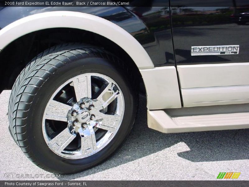 Black / Charcoal Black/Camel 2008 Ford Expedition EL Eddie Bauer