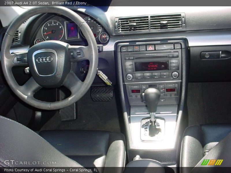 Brilliant Red / Ebony 2007 Audi A4 2.0T Sedan