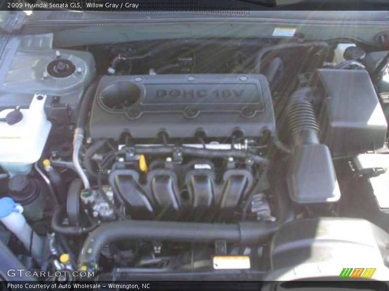 Willow Gray / Gray 2009 Hyundai Sonata GLS