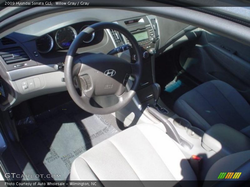Willow Gray / Gray 2009 Hyundai Sonata GLS