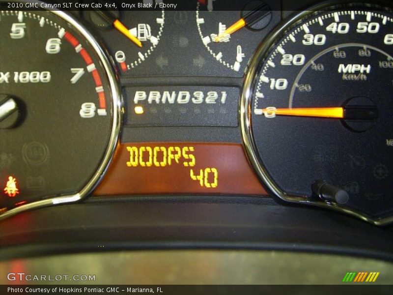 Onyx Black / Ebony 2010 GMC Canyon SLT Crew Cab 4x4