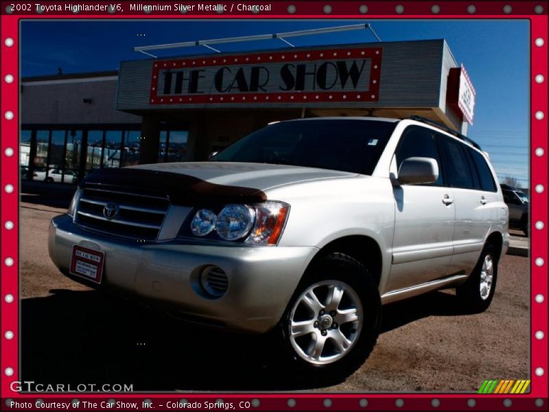 Millennium Silver Metallic / Charcoal 2002 Toyota Highlander V6
