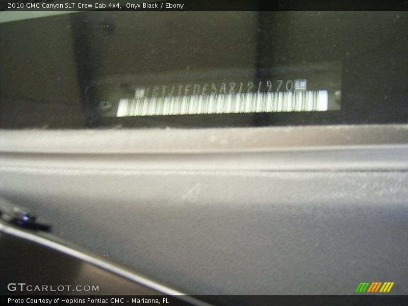 Onyx Black / Ebony 2010 GMC Canyon SLT Crew Cab 4x4