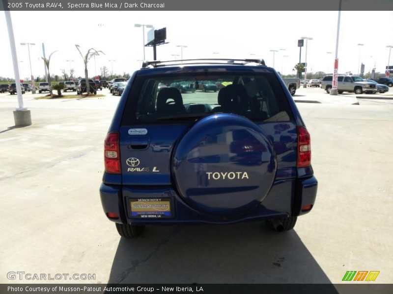 Spectra Blue Mica / Dark Charcoal 2005 Toyota RAV4