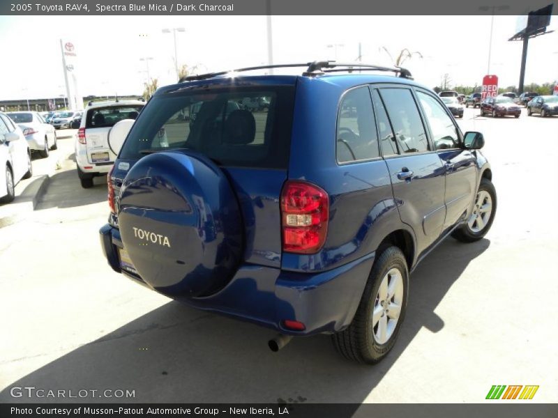 Spectra Blue Mica / Dark Charcoal 2005 Toyota RAV4