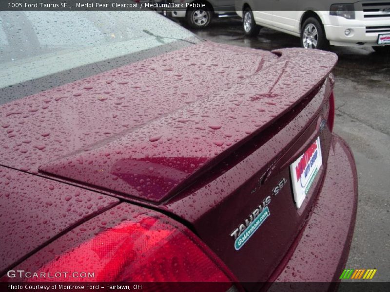 Merlot Pearl Clearcoat / Medium/Dark Pebble 2005 Ford Taurus SEL