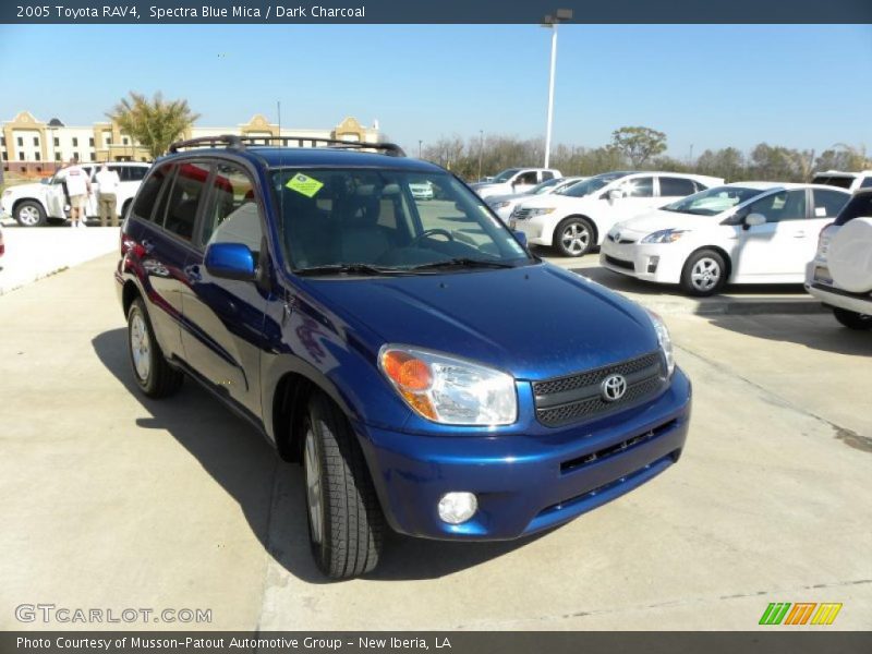 Spectra Blue Mica / Dark Charcoal 2005 Toyota RAV4