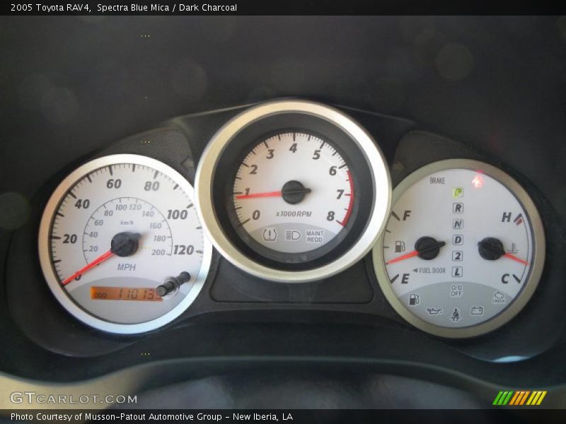 Spectra Blue Mica / Dark Charcoal 2005 Toyota RAV4