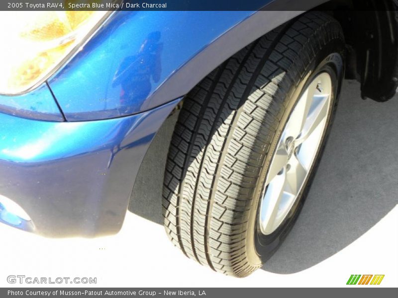 Spectra Blue Mica / Dark Charcoal 2005 Toyota RAV4