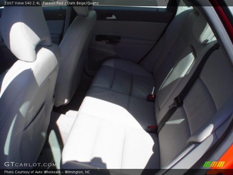 Passion Red / Dark Beige/Quartz 2007 Volvo S40 2.4i