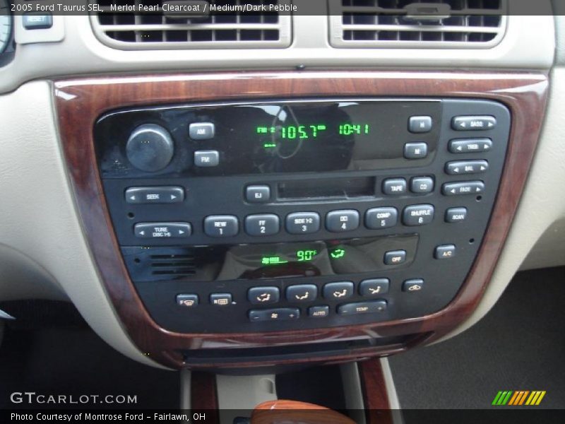 Merlot Pearl Clearcoat / Medium/Dark Pebble 2005 Ford Taurus SEL