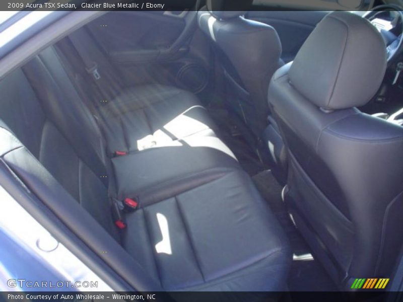 Glacier Blue Metallic / Ebony 2009 Acura TSX Sedan