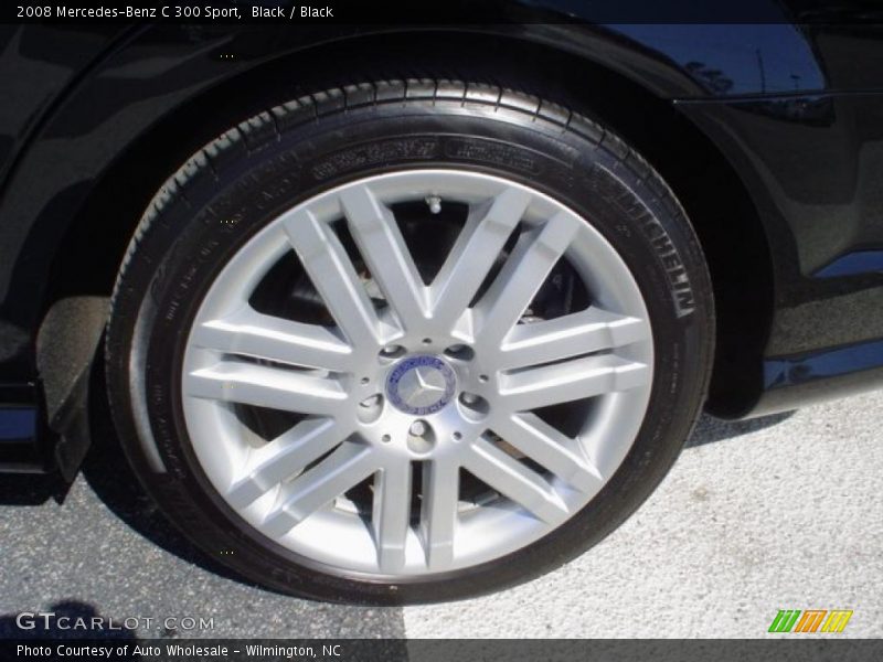Black / Black 2008 Mercedes-Benz C 300 Sport