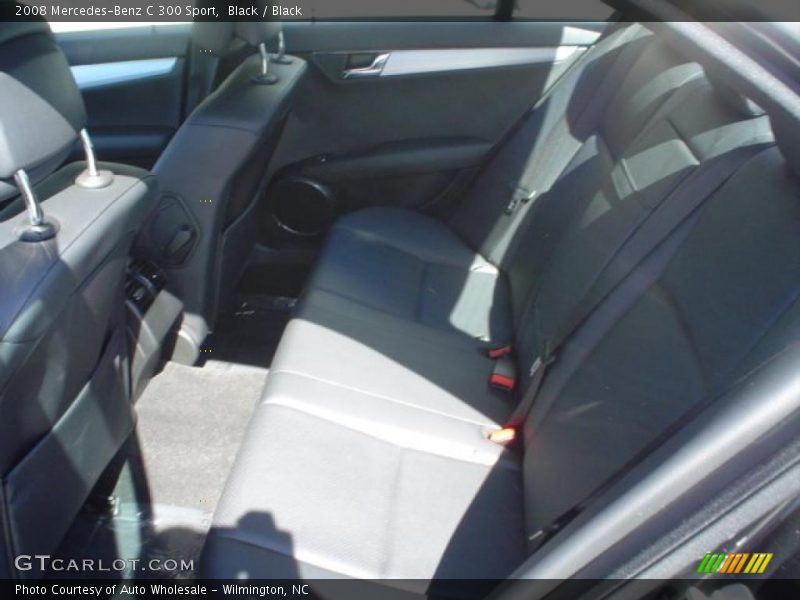 Black / Black 2008 Mercedes-Benz C 300 Sport