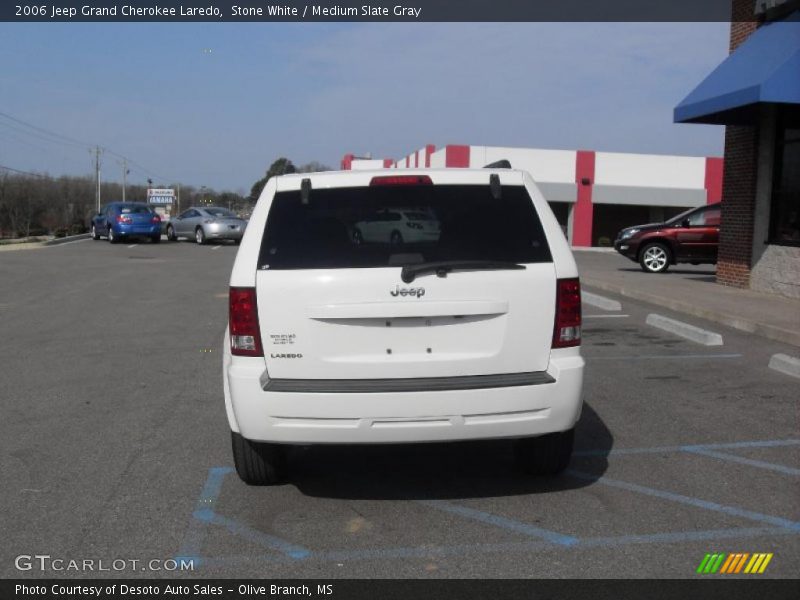 Stone White / Medium Slate Gray 2006 Jeep Grand Cherokee Laredo