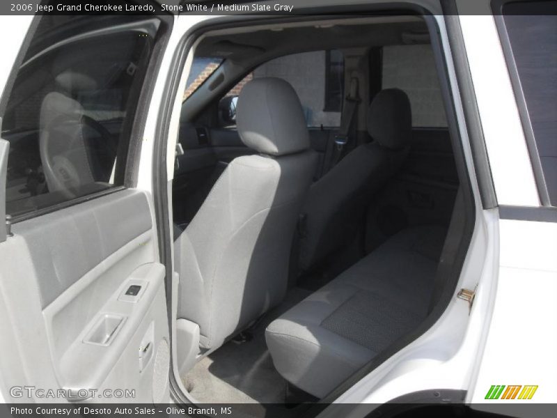 Stone White / Medium Slate Gray 2006 Jeep Grand Cherokee Laredo