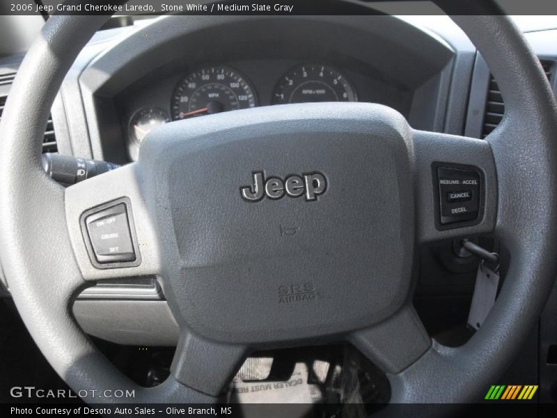 Stone White / Medium Slate Gray 2006 Jeep Grand Cherokee Laredo