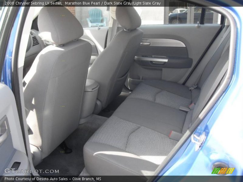 Marathon Blue Pearl / Dark Slate Gray/Light Slate Gray 2008 Chrysler Sebring LX Sedan
