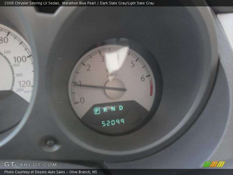 Marathon Blue Pearl / Dark Slate Gray/Light Slate Gray 2008 Chrysler Sebring LX Sedan