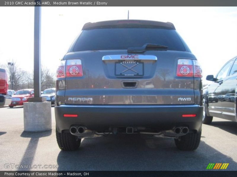 Medium Brown Metallic / Ebony 2010 GMC Acadia SL AWD