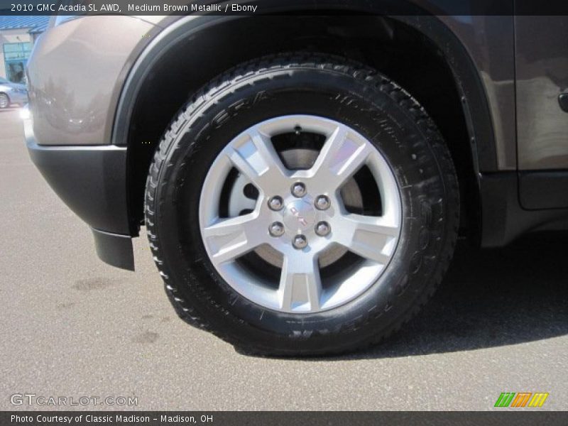Medium Brown Metallic / Ebony 2010 GMC Acadia SL AWD