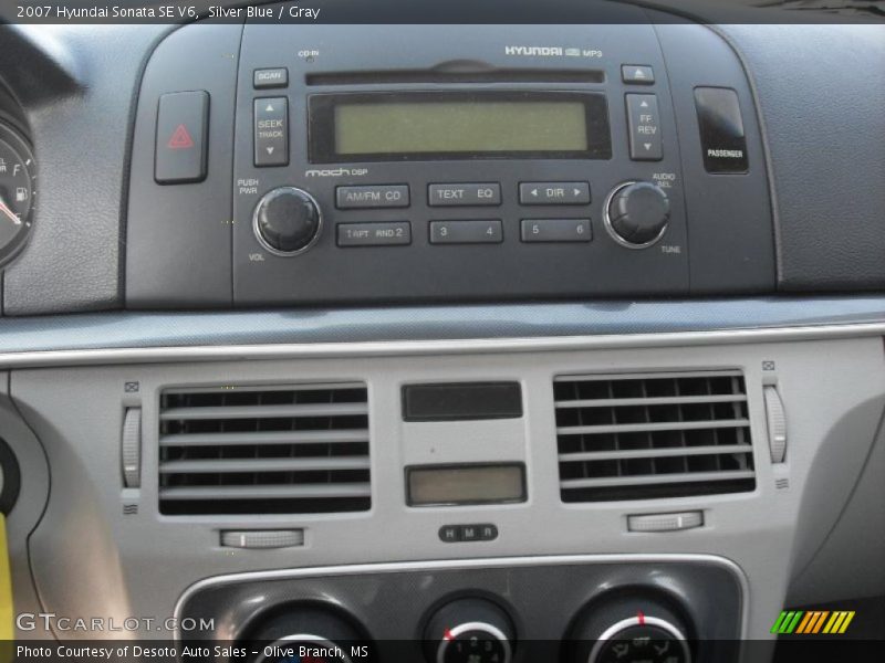 Silver Blue / Gray 2007 Hyundai Sonata SE V6