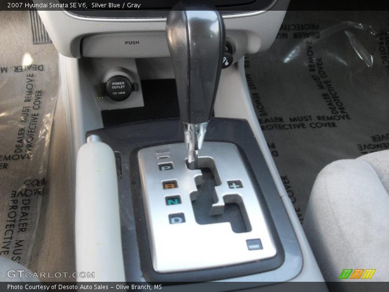 Silver Blue / Gray 2007 Hyundai Sonata SE V6