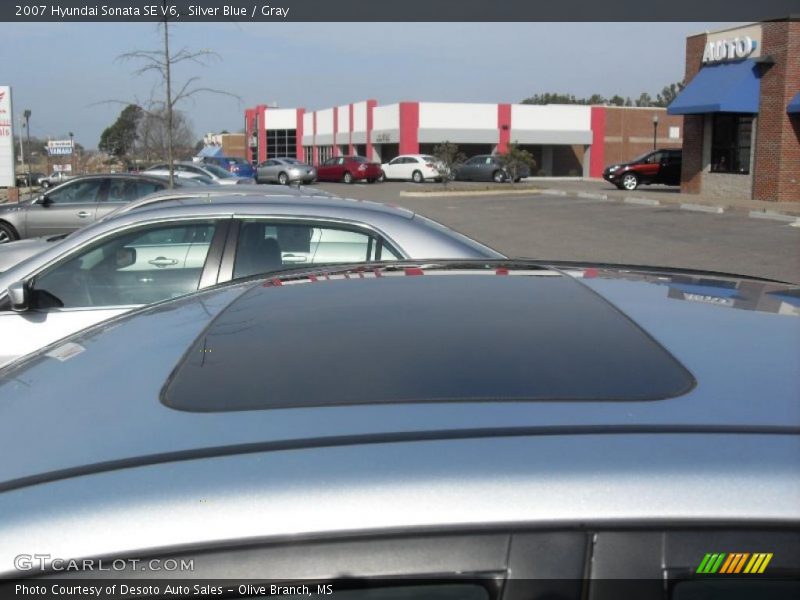 Silver Blue / Gray 2007 Hyundai Sonata SE V6