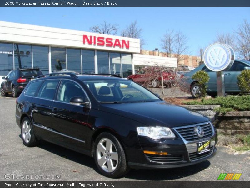 Deep Black / Black 2008 Volkswagen Passat Komfort Wagon