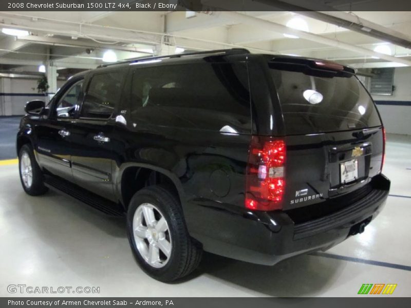 Black / Ebony 2008 Chevrolet Suburban 1500 LTZ 4x4