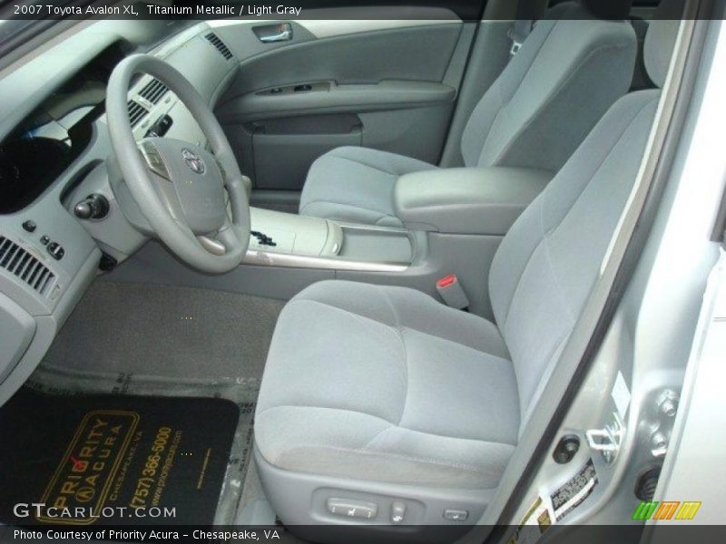 Titanium Metallic / Light Gray 2007 Toyota Avalon XL