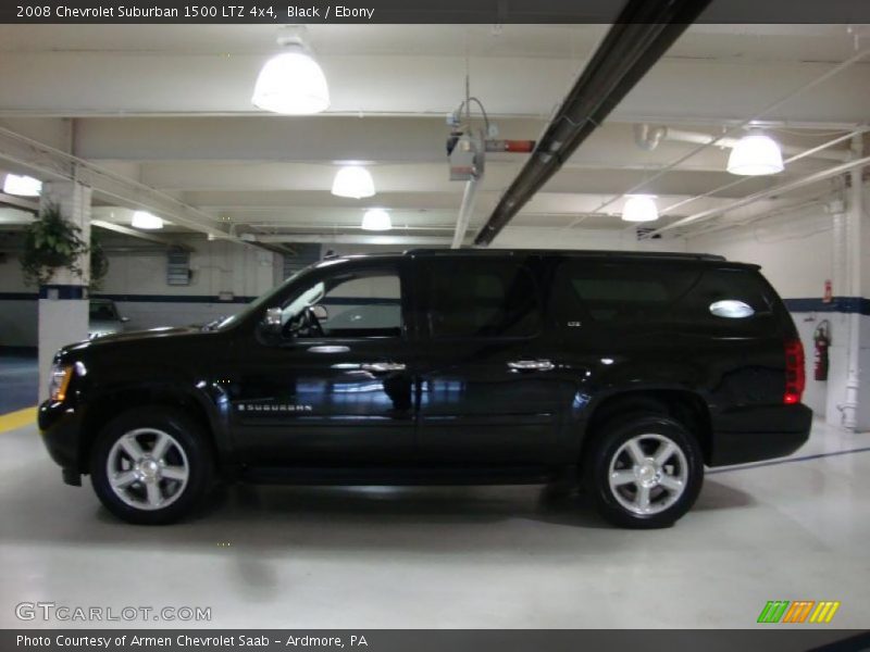 Black / Ebony 2008 Chevrolet Suburban 1500 LTZ 4x4