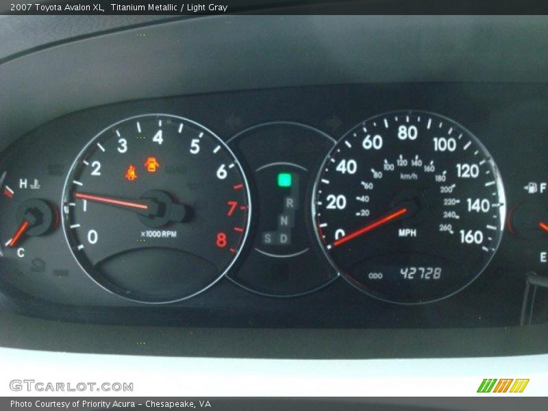 Titanium Metallic / Light Gray 2007 Toyota Avalon XL