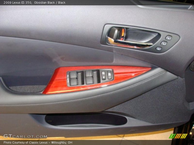 Obsidian Black / Black 2009 Lexus ES 350