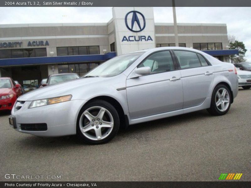 Satin Silver Metallic / Ebony 2004 Acura TL 3.2
