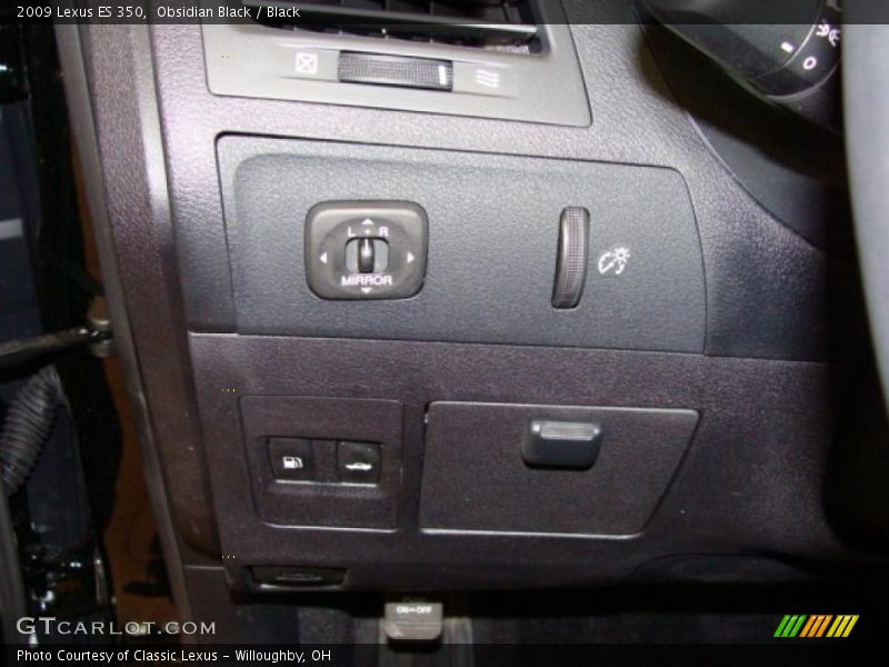 Obsidian Black / Black 2009 Lexus ES 350