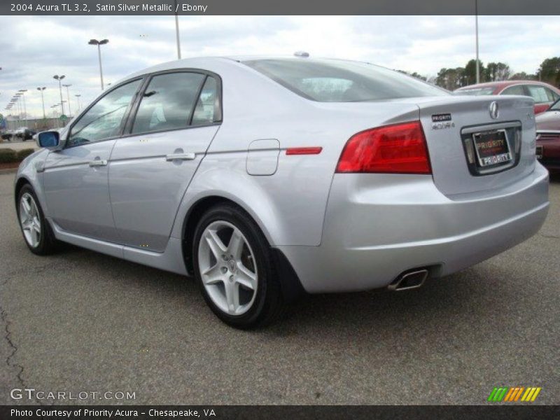 Satin Silver Metallic / Ebony 2004 Acura TL 3.2