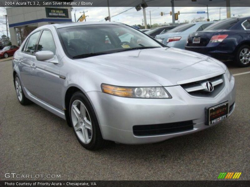 Satin Silver Metallic / Ebony 2004 Acura TL 3.2