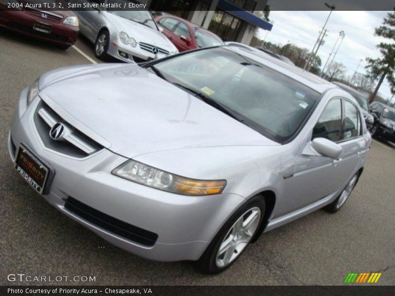 Satin Silver Metallic / Ebony 2004 Acura TL 3.2