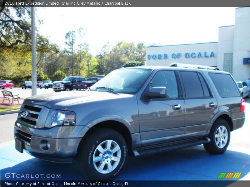 Sterling Grey Metallic / Charcoal Black 2010 Ford Expedition Limited