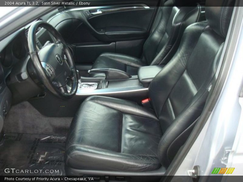 Satin Silver Metallic / Ebony 2004 Acura TL 3.2