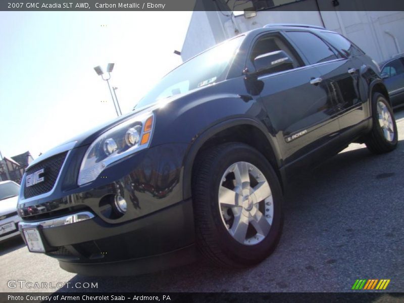 Carbon Metallic / Ebony 2007 GMC Acadia SLT AWD