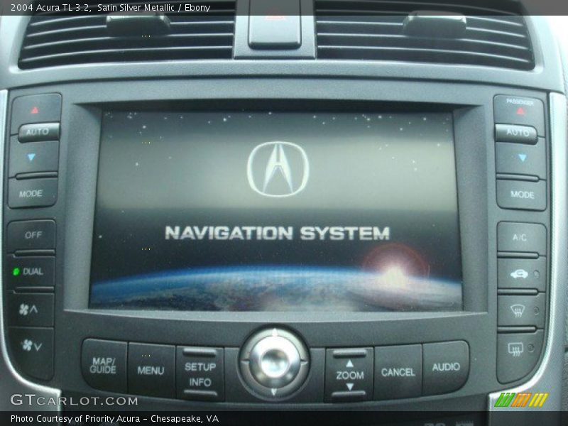 Satin Silver Metallic / Ebony 2004 Acura TL 3.2