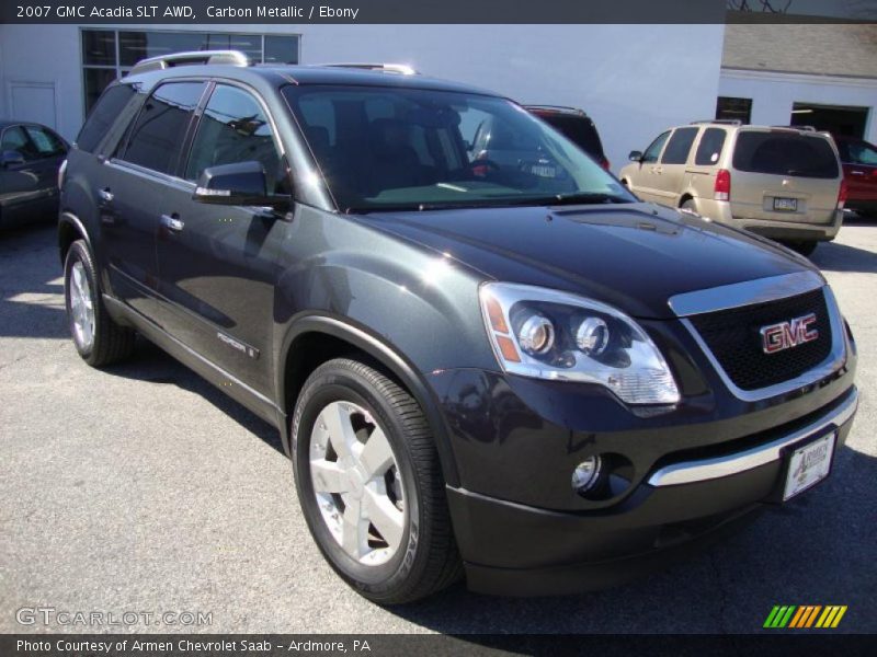 Carbon Metallic / Ebony 2007 GMC Acadia SLT AWD