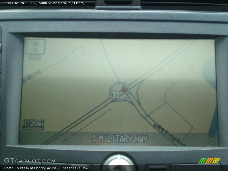 Satin Silver Metallic / Ebony 2004 Acura TL 3.2