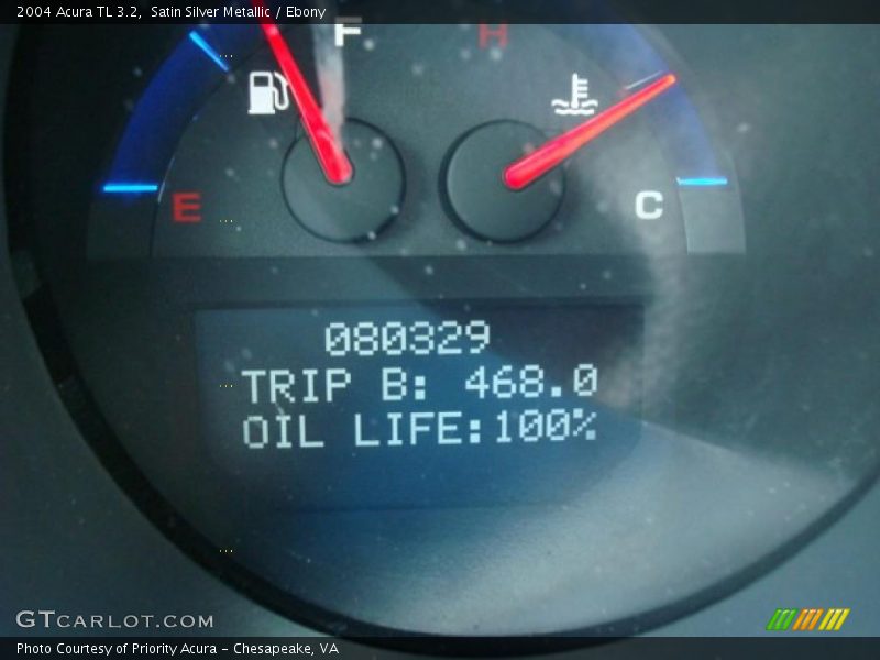 Satin Silver Metallic / Ebony 2004 Acura TL 3.2