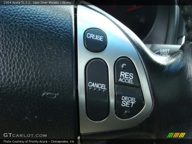 Satin Silver Metallic / Ebony 2004 Acura TL 3.2