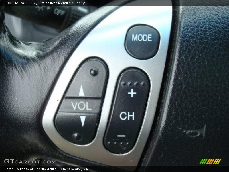 Satin Silver Metallic / Ebony 2004 Acura TL 3.2